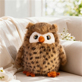 Cat or owl plush toy design 26100517270008 from Yangzhou manufacturer