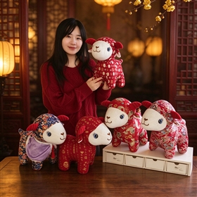 Sheep or lamb plush toy design 26100610510999 from Yangzhou manufacturer