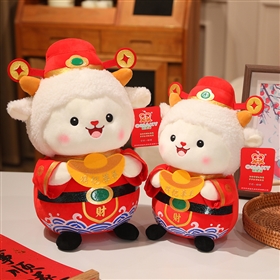 Sheep or lamb plush toy design 26100614241414 from Yangzhou manufacturer